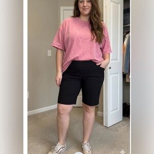 Hilary Radley Black Shorts New